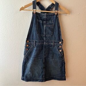 Gap Kids denim jean overalls jumper size girls XL (12) classic casual 90’s